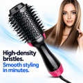 Hot Air Brush 3 in 1 Hair Dryer Straightener & Curler