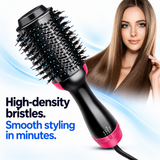 Hot Air Brush 3 in 1 Hair Dryer Straightener & Curler