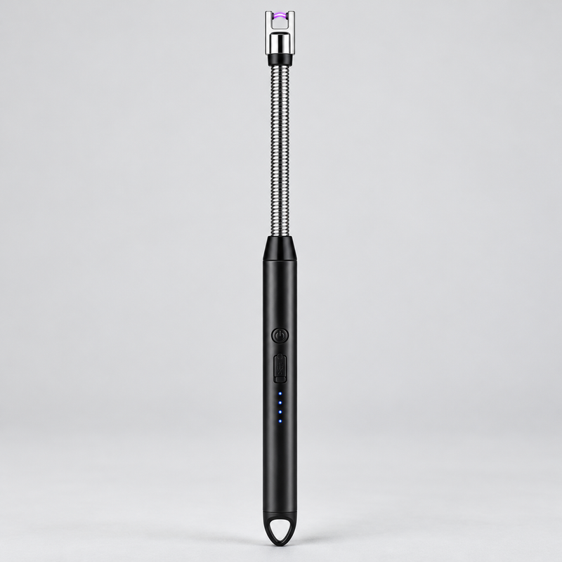USB Rechargeable Electric Arc Lighter – Flexible Neck, Flameless & Windproof Candle Lighter