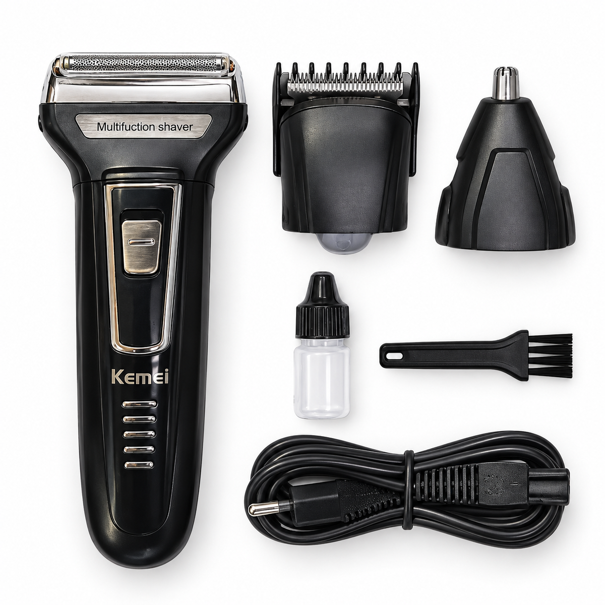 Kemei 3 In 1 km 6331 Rechargeable Hair Clipper Shaver beard Styling Hair Removal machine shaving machine for men - km-6330/6558/6331 - blue