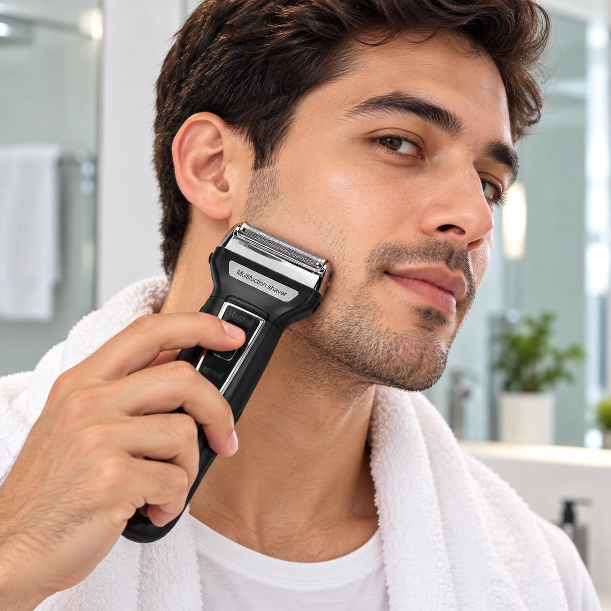 Kemei 3 In 1 km 6331 Rechargeable Hair Clipper Shaver beard Styling Hair Removal machine shaving machine for men - km-6330/6558/6331 - blue