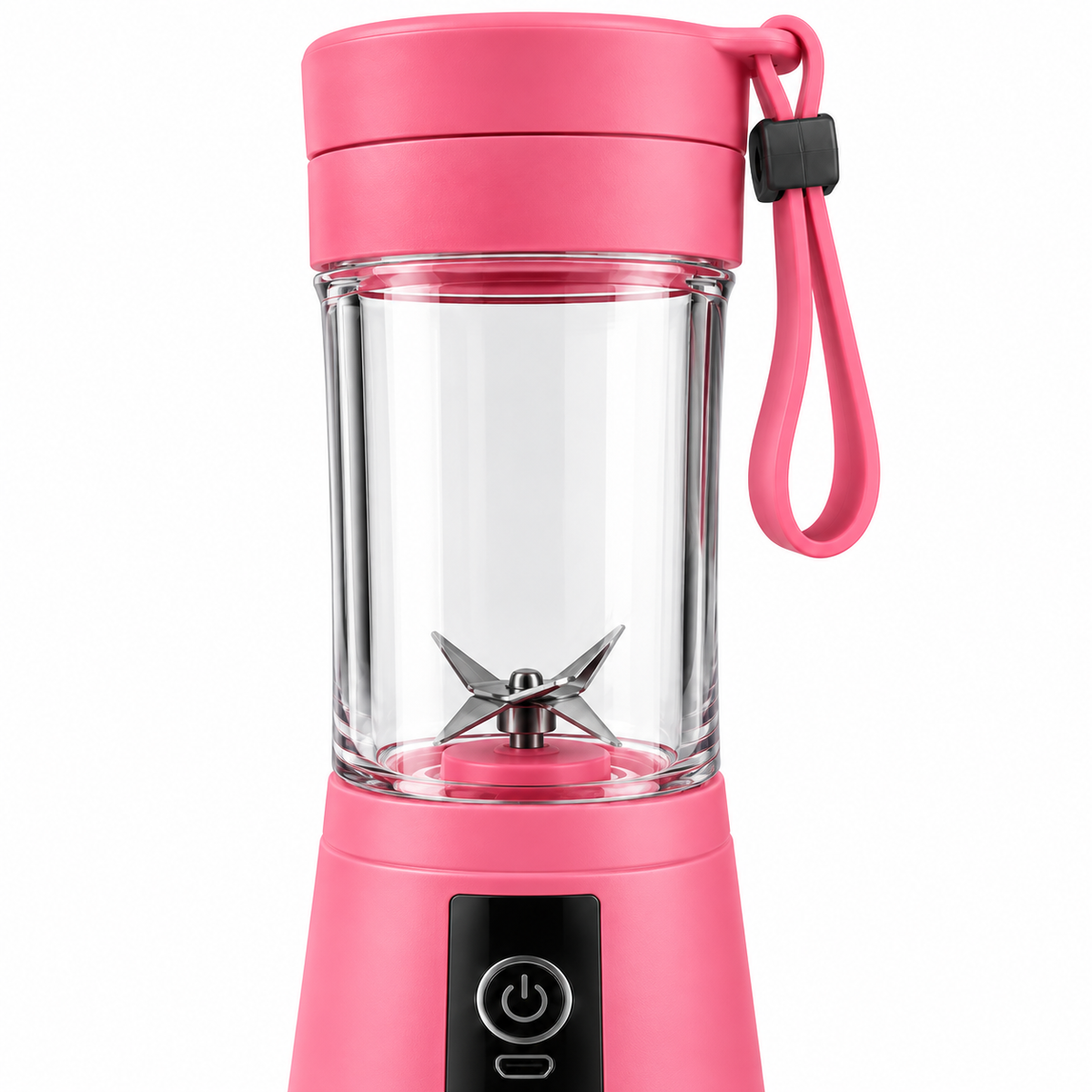 Portable Electric Blender – Mini Fruit Juicer & Smoothie Maker | Pink