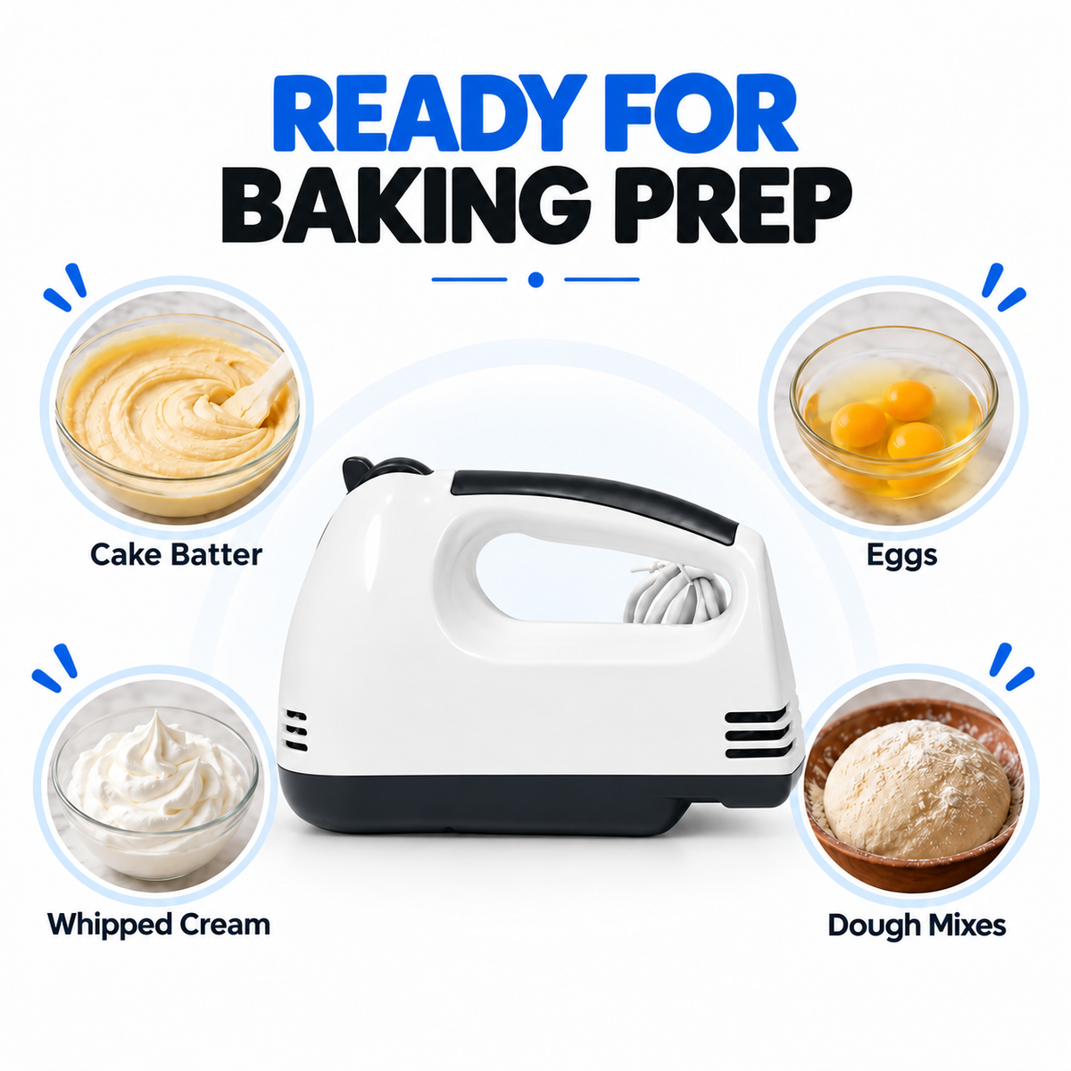 Kenwood Hand Mixer | Electric Beater - HM.133